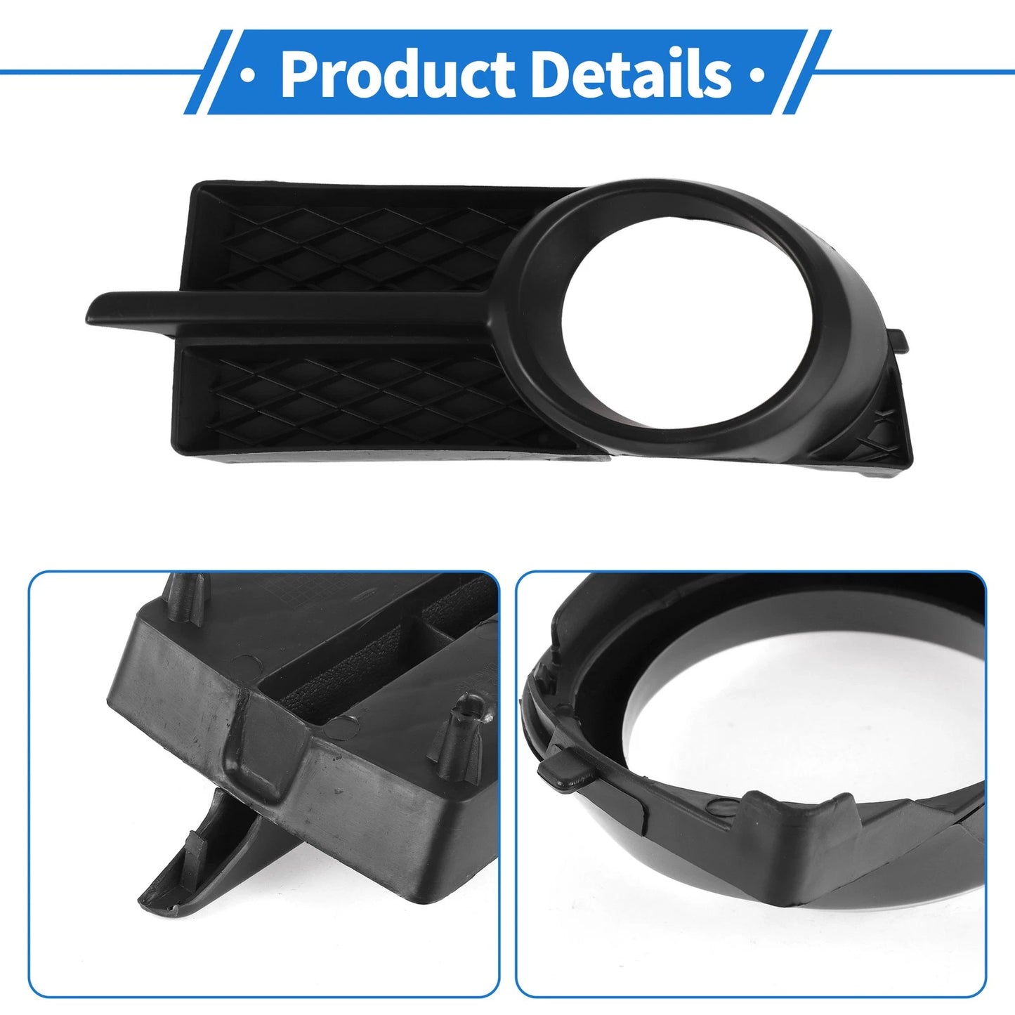 1 Pcs Fog Light Grill for Chevrolet Aveo (2007–2011) No. 96648783