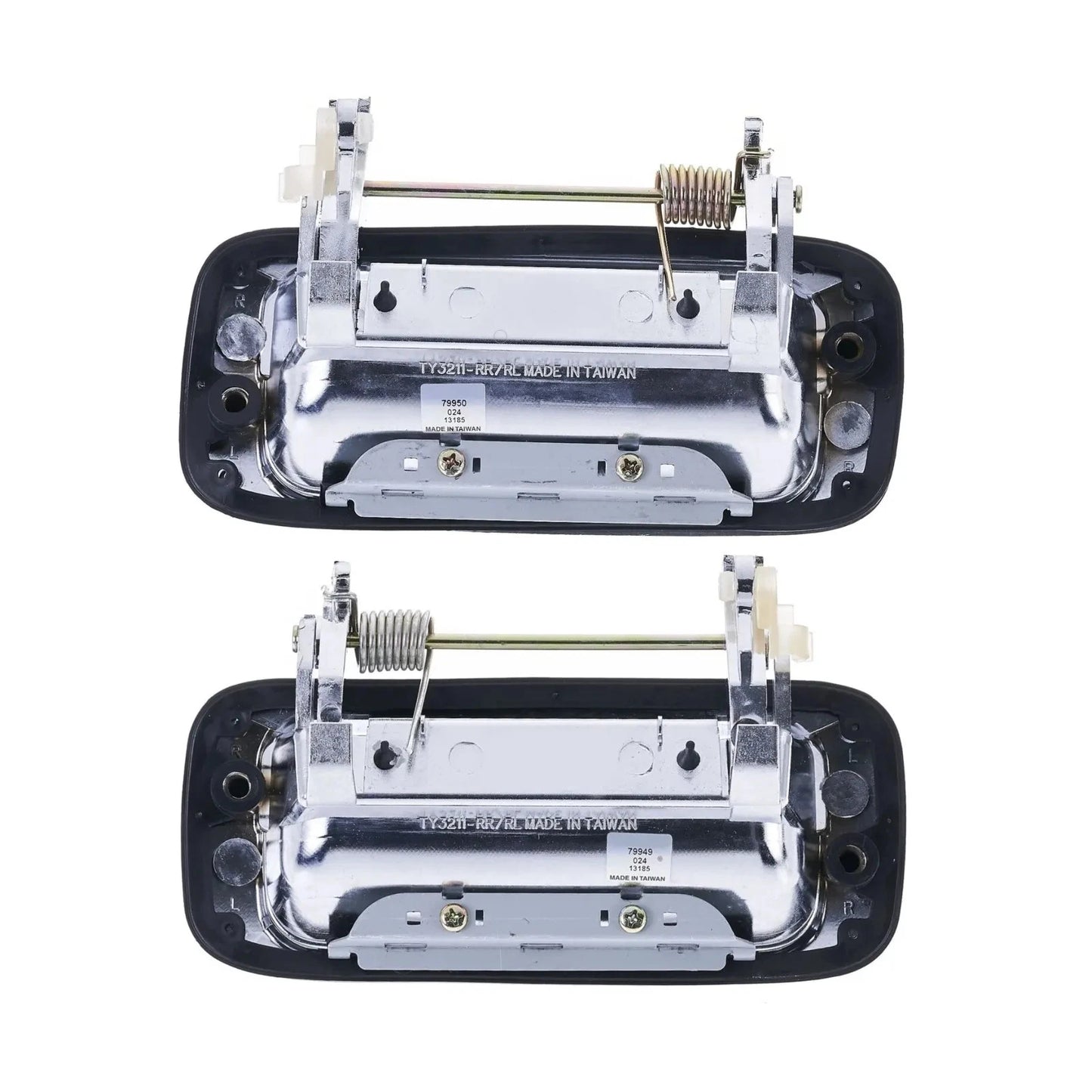 Set of 4 Chrome Outer Door Handles for Toyota Landcruiser (1990–1997)