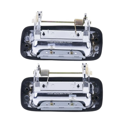Set of 4 Chrome Outer Door Handles for Toyota Landcruiser (1990–1997)