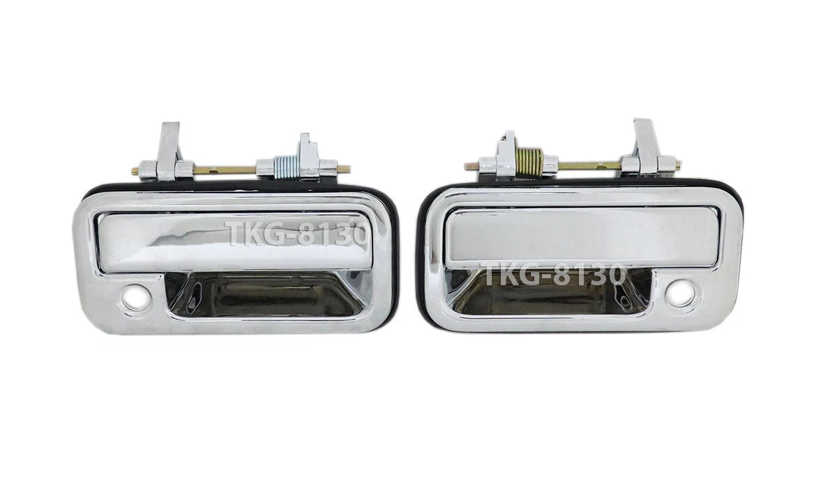 1 Pair Chrome Exterior Front Door Handle for Holden Rodeo (1989-1994)