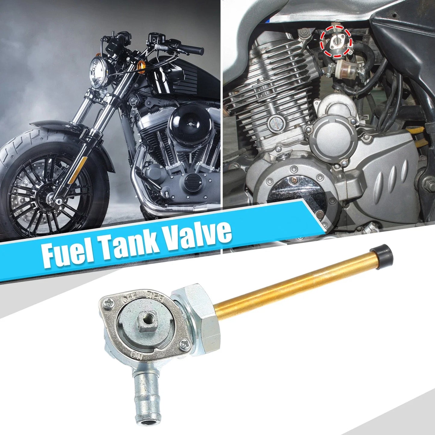 Motorcycle Fuel Valve Petcock for Honda CB1 NSR250 (1988-1996)