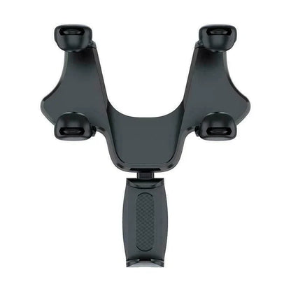 360° Rotation Rear View Mirror Smartphone Holder for Car