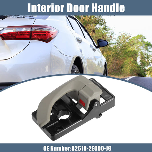 Left Interior Door Handle for Hyundai Tucson (2016–2021) No. 82610-2E000-J9 Black Beige