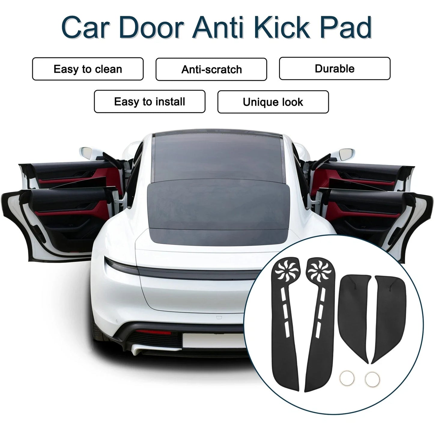 Car Door Anti Kick Pad Sticker Protector for Honda Civic (2000-2009)