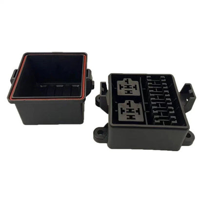 6-Way 24V Fuse Relay Box with 5-Pin 40A Relays & Fuses for Universal Use
