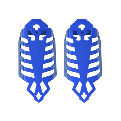 Universal Fork Dust Shock Absorber Spring Covers for ATV Off Road Blue