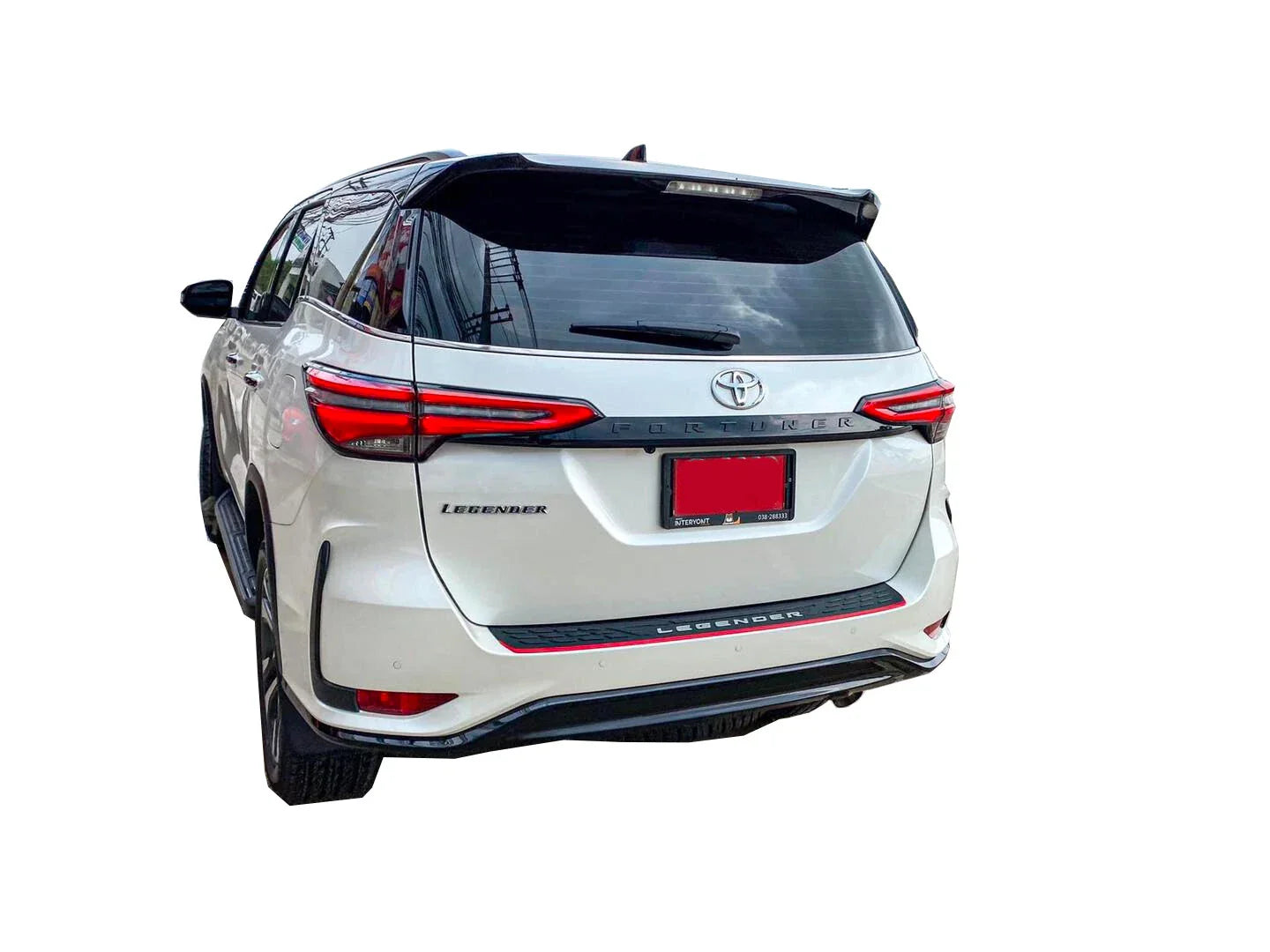 Rear Bumper Step Guard Scuff Plate Cover for Toyota Fortuner (2015-2023)
