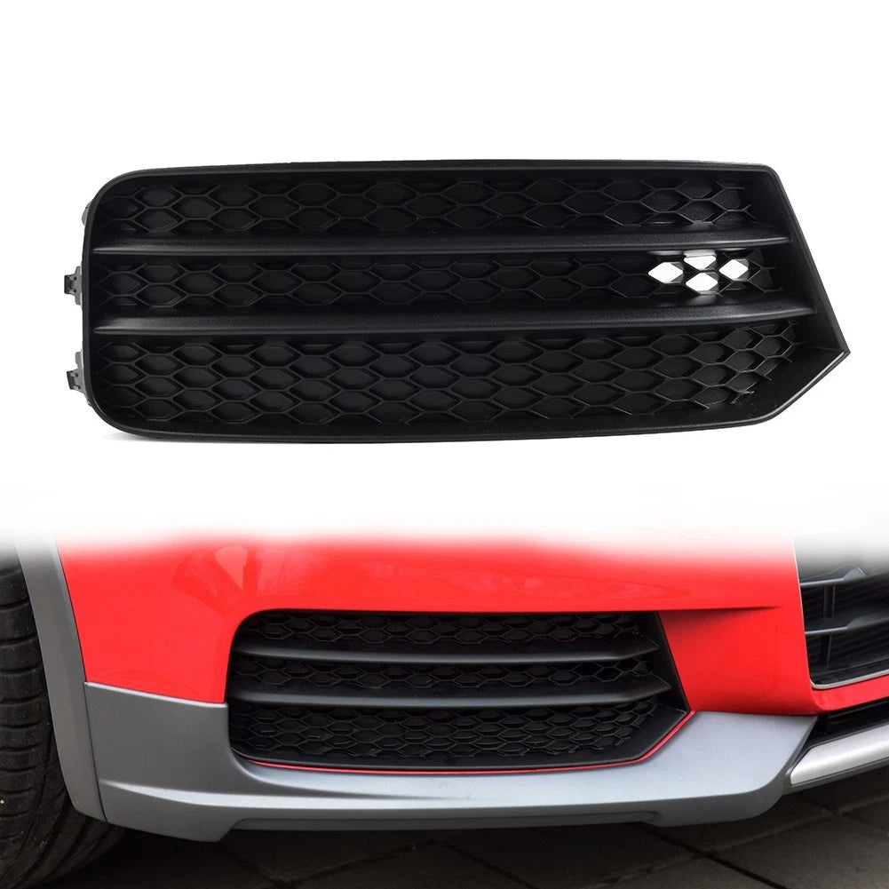 Closed Mesh Honeycomb Front Bumper Fog Light Grille for Audi A3 S3 (2013–2020)