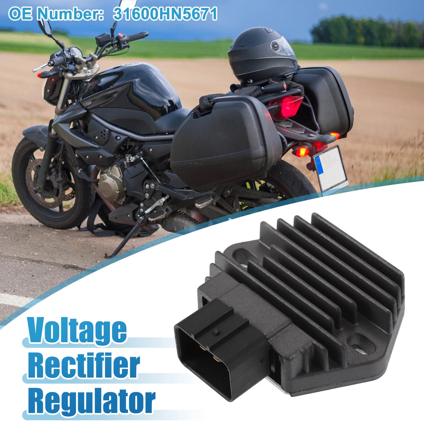 Voltage Rectifier Regulator No.31600HN5671 for Honda Rancher (2000–2006)