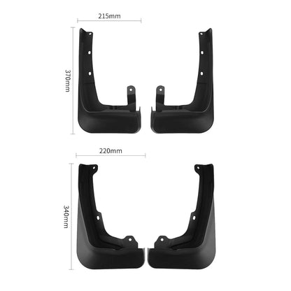 4PCS Front Rear Mud Guards Flaps Splash Fender for BMW X3 (2025–2026)