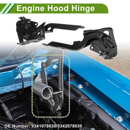 Hood Hinges for Lexus NX200t (2015–2018) Pair No. 5341078030