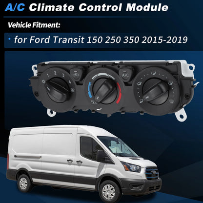 A/C Heater Climate Control Module CK4Z-19980-A for Ford Transit (2015–2019)
