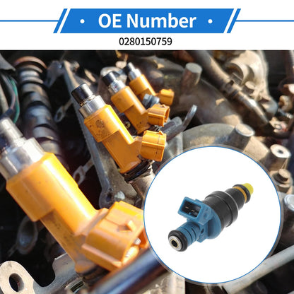1 Pc Fuel Injector No.0280150759 for Ford E-250 E-350 (1989–1991)