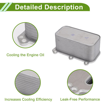Engine Oil Cooler for Mercedes-Benz GLC300 (2016–2023) No. 1331880001