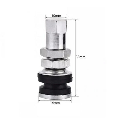 4x TR161 Bolt In Tyre Valve for Car Motorcycle Wheel Rim