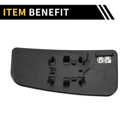 Heated Right Mirror Glass for Ford F-250 F-350 (No.FL3Z17K707K)