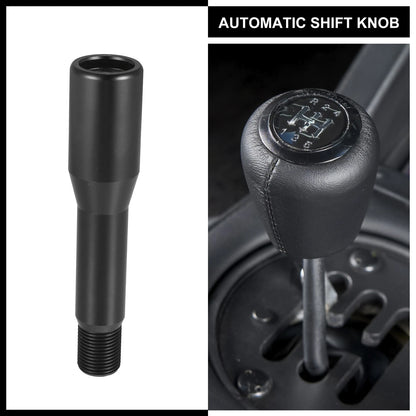Shift Knob for Universal Vehicles (10cm, Aluminum Alloy, Black)