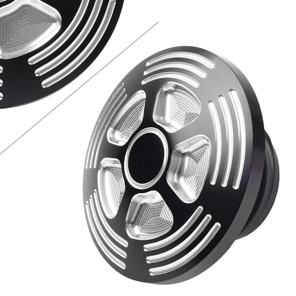 CNC Fuel Gas Tank Cap for Harley Sportster XL883 XL1200 48 Dyna Touring (2004-2023)