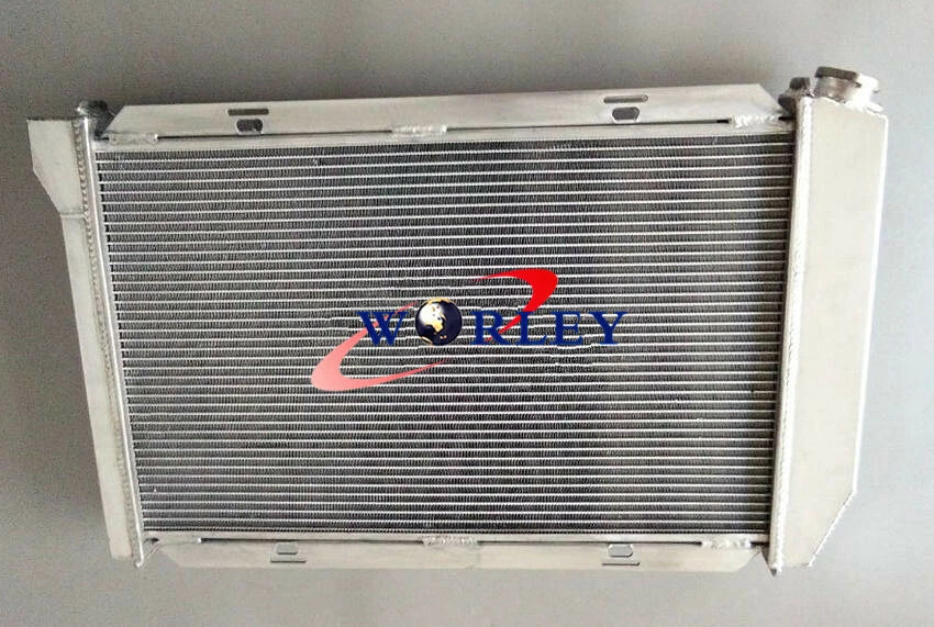 3 Row Aluminum Radiator & Fans for Ford Mustang Cougar Torino (1971–1973)
