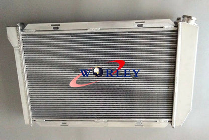 3 Row Aluminum Radiator & Fans for Ford Mustang Cougar Torino (1971–1973)