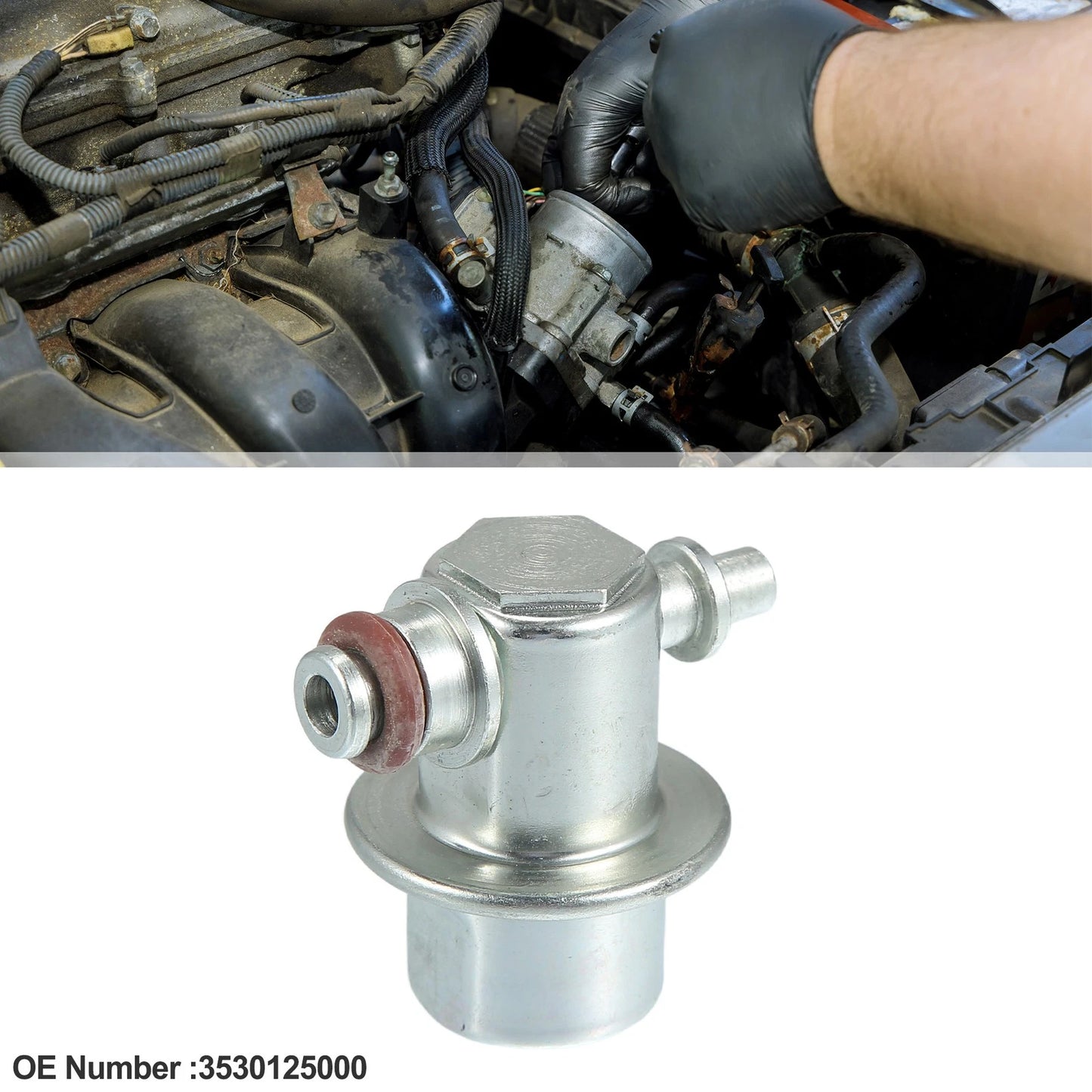 Fuel Injection Pressure Regulator for Hyundai Accent (2000–2005) No. 3530125000