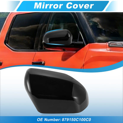 1Pc Glossy Black Right Side Mirror Cap for Toyota Tundra Sequoia (2022–2025)