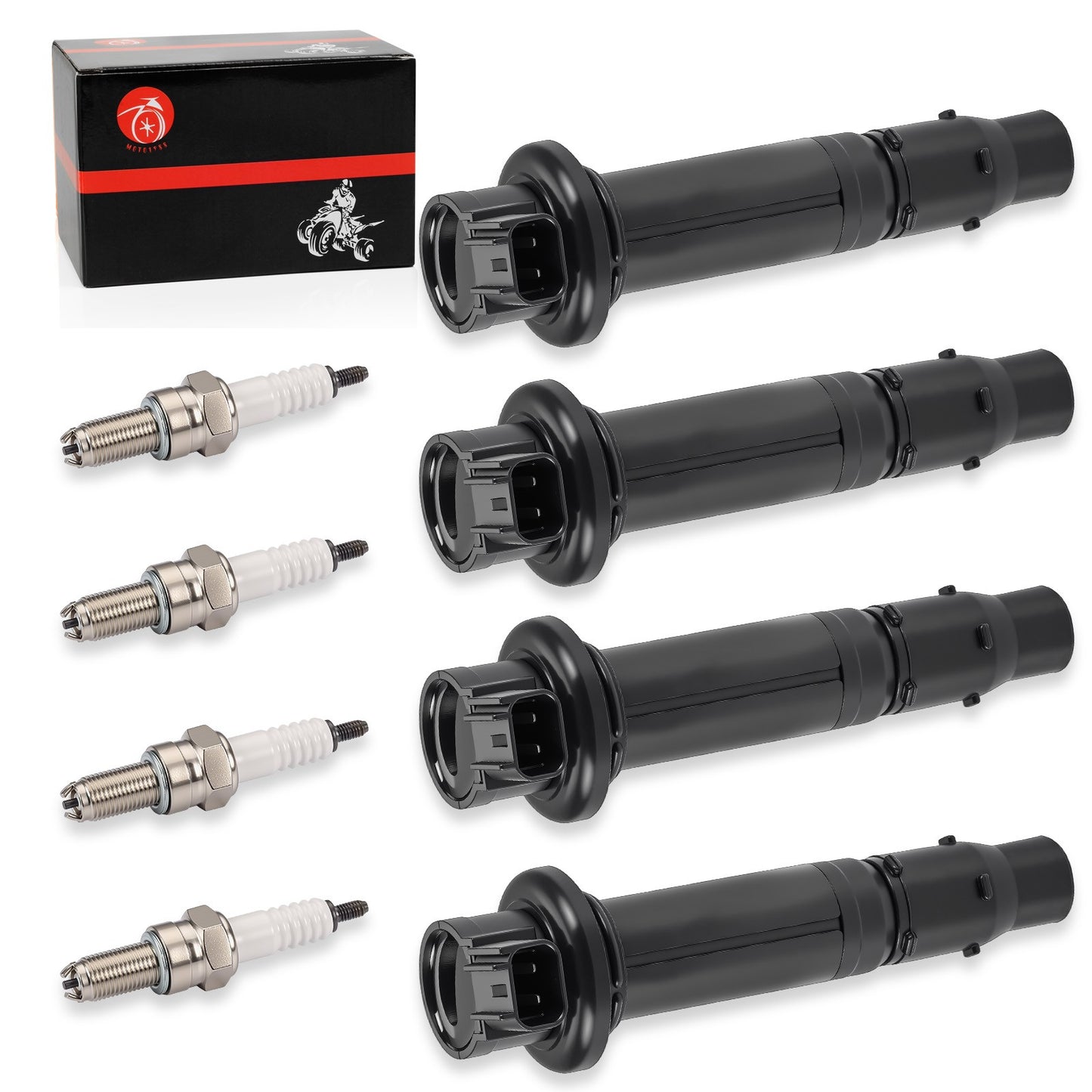 Ignition Coils with Spark Plugs for Yamaha YZF R6/R6S (2003–2009)