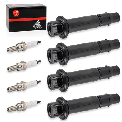 Ignition Coils with Spark Plugs for Yamaha YZF R6/R6S (2003–2009)