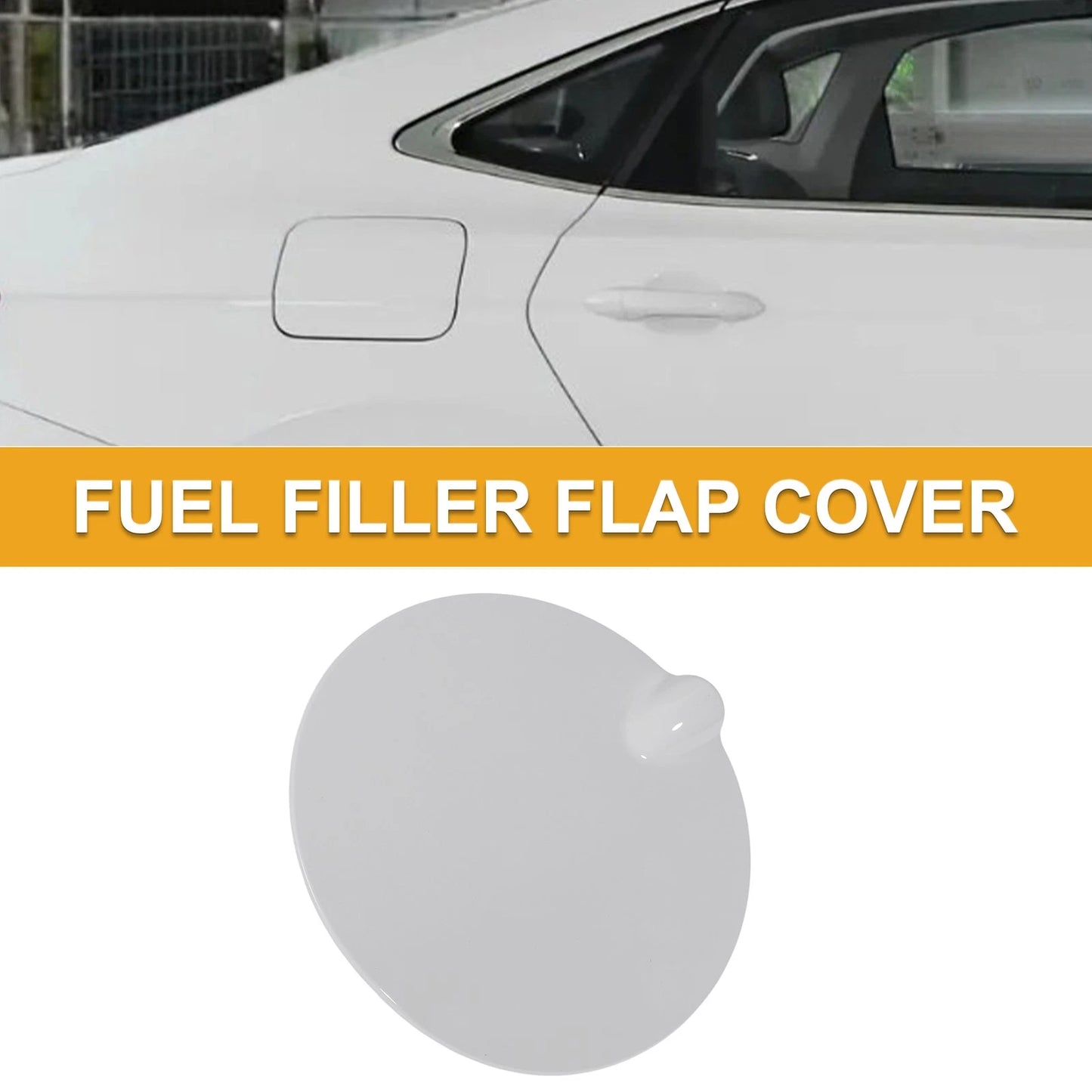 Fuel Tank Door Cap for Ford Focus 2 MK2 MK3 (2008–2011) White