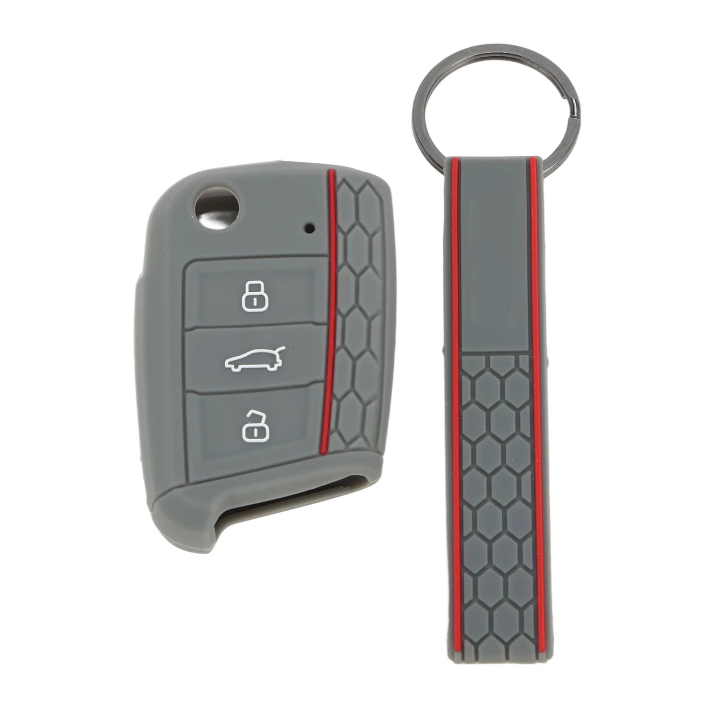 TPU Silicone Car Key Case for VW Golf 7 (2013–2020) - 3 Buttons