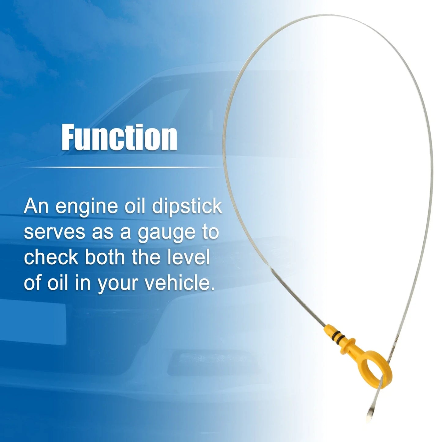 Engine Oil Level Indicator Dipstick for Chevrolet Silverado 1500 (2014-2023)
