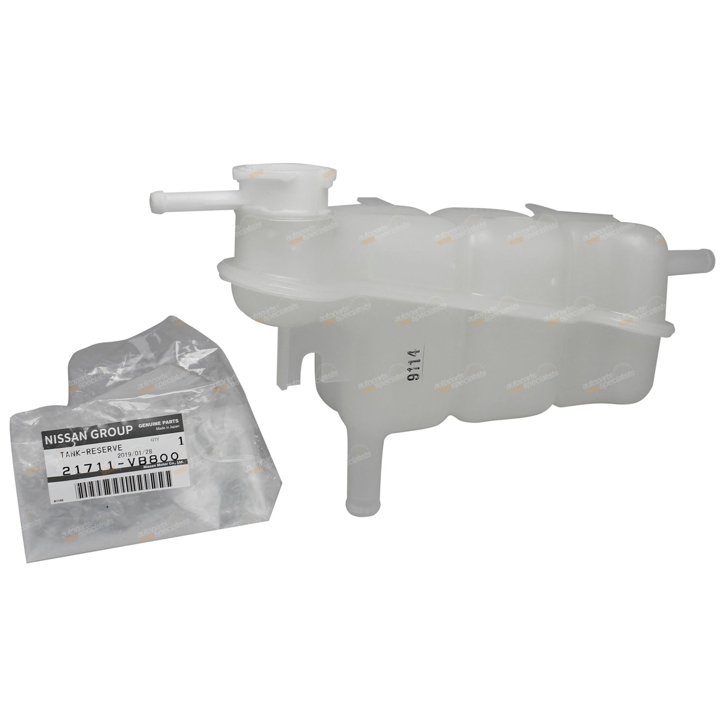 Radiator Overflow Bottle Tank for Nissan Patrol GU Y61 (1997–2009)