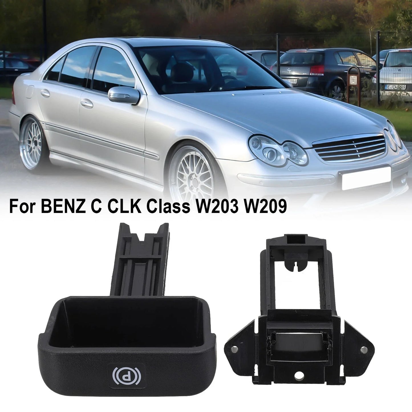 Wear Resistant Parking Brake Handle for Mercedes C-Class CLK (2000–2009)