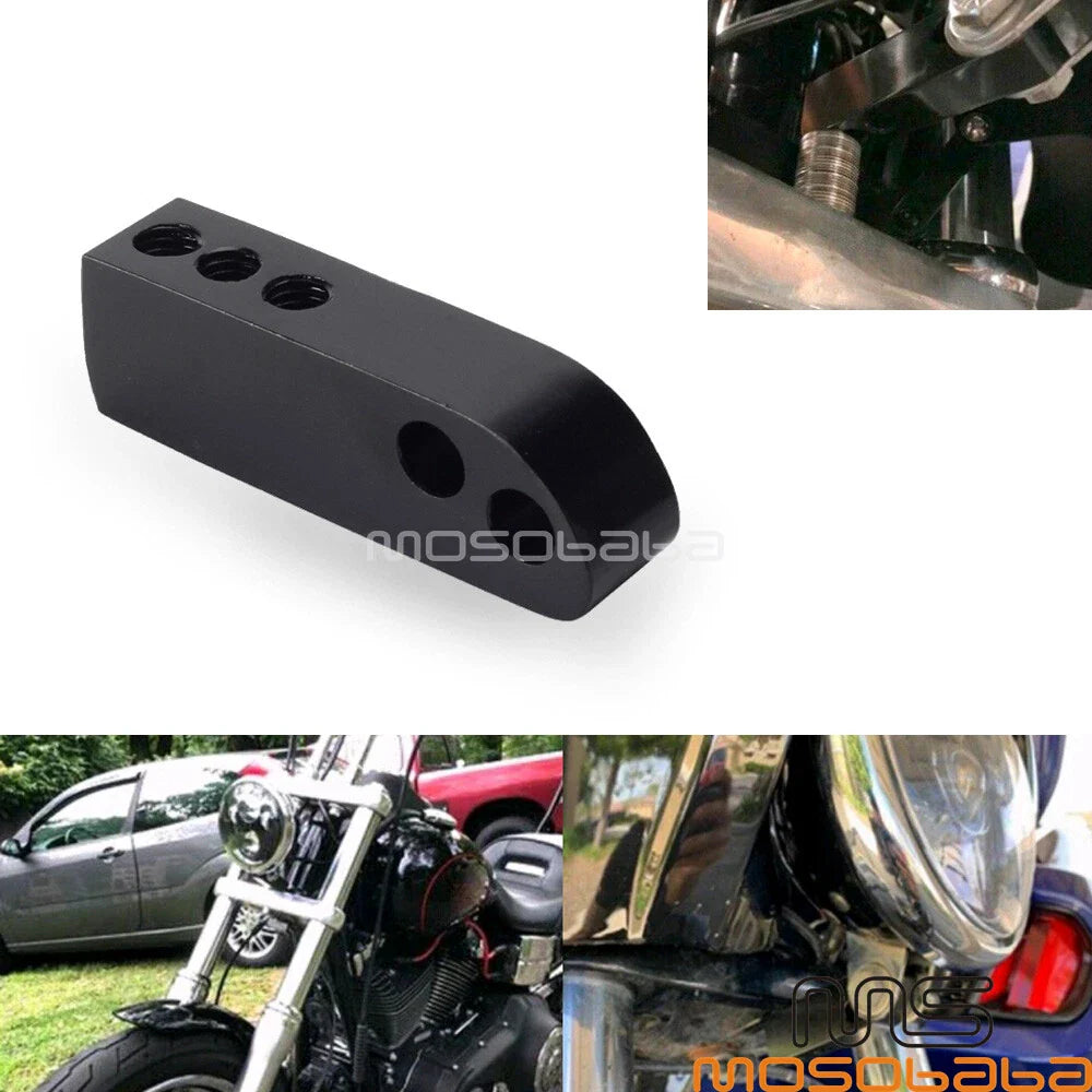 Headlight Extension Block for Harley Dyna FXD FXDB FXDC FXDL FXDWG (2006-2017)