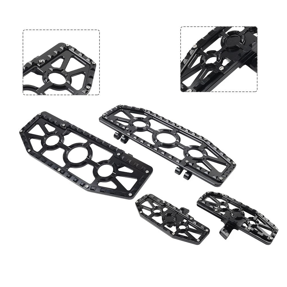 2X Engine Guard Bar Highway Foot Peg Footrest for Harley Yamaha