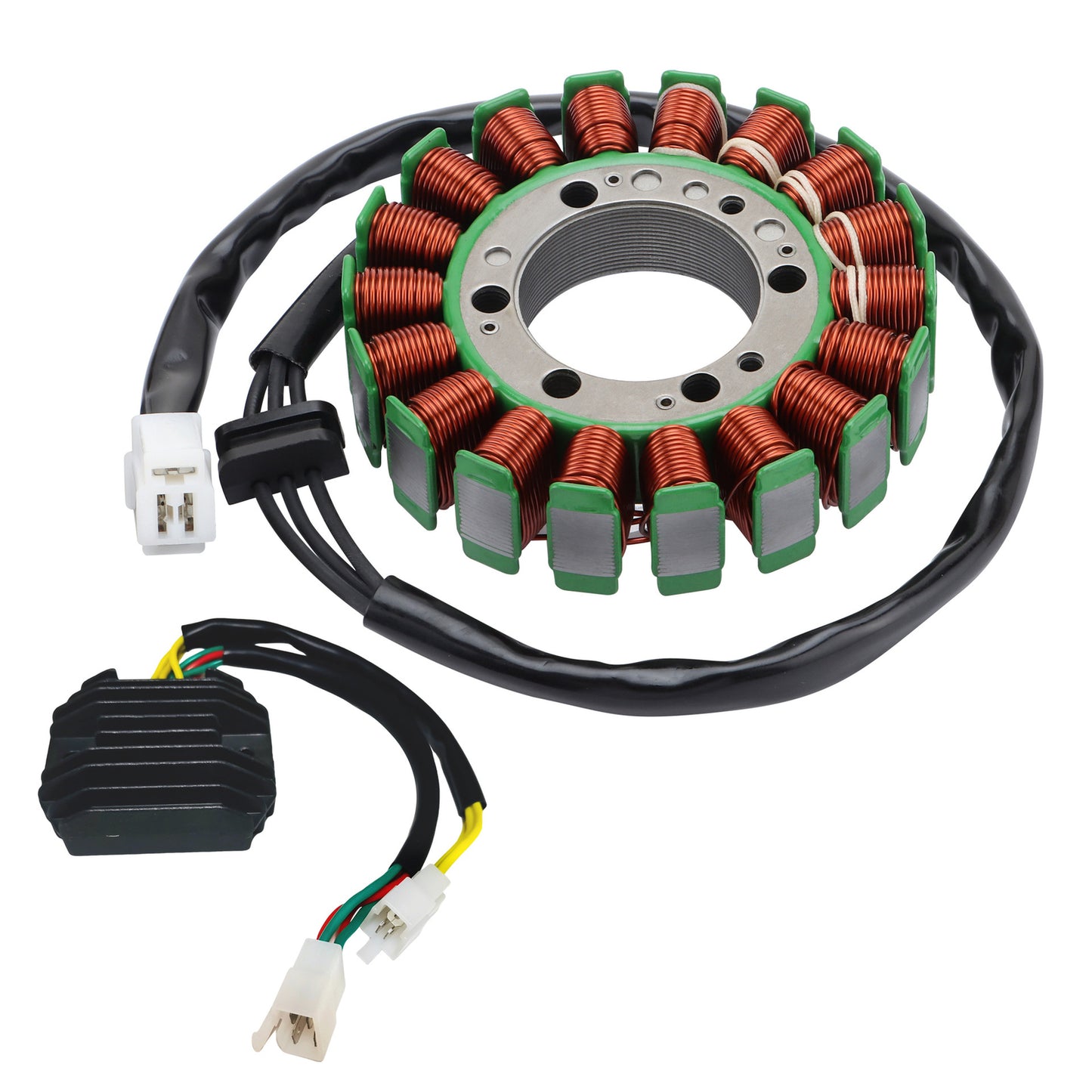 Magneto Stator and Voltage Rectifier for Kawasaki ZX636 Ninja ZX-6R (2005–2006)