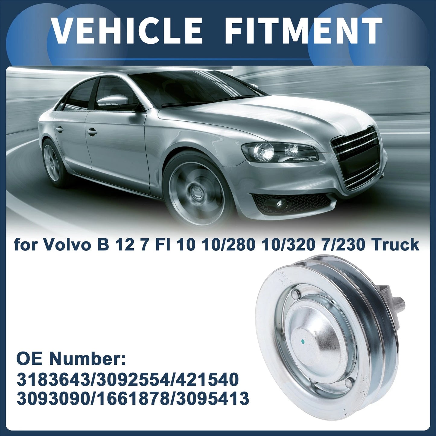 Belt Tensioner for Volvo B12, B10, B7 (No. 3183643) (10/280, 10/320, 7/230)