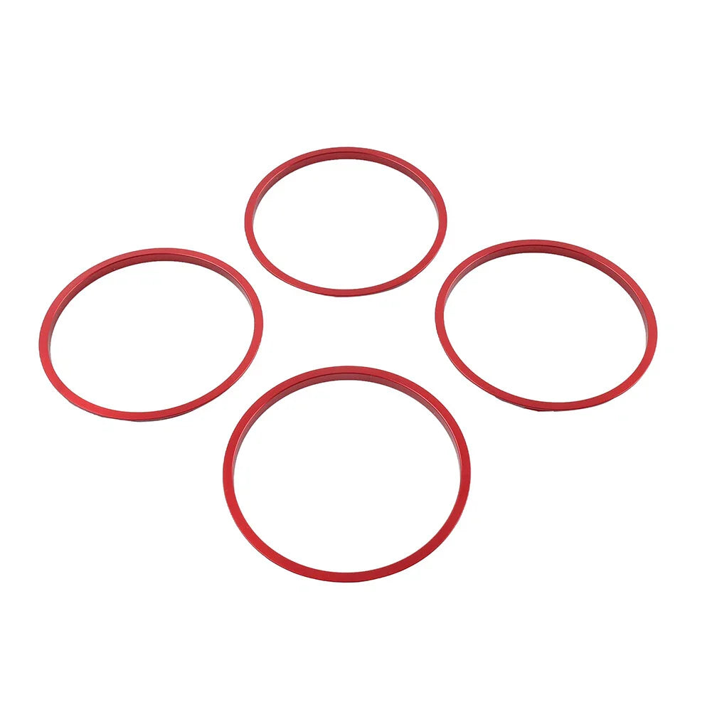 Red AC Outer Vent Trim Covers for Toyota Tacoma (2016-2022)
