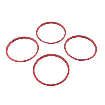 Red AC Outer Vent Trim Covers for Toyota Tacoma (2016-2022)