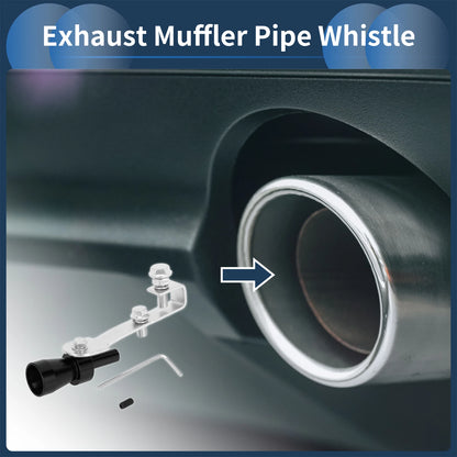 Turbo Sound Exhaust Muffler Pipe Whistle for Universal Fit (Set of 1)