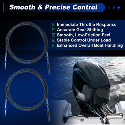 Throttle Shift Control Cable for Mercury Mercruiser (No.CC17924)