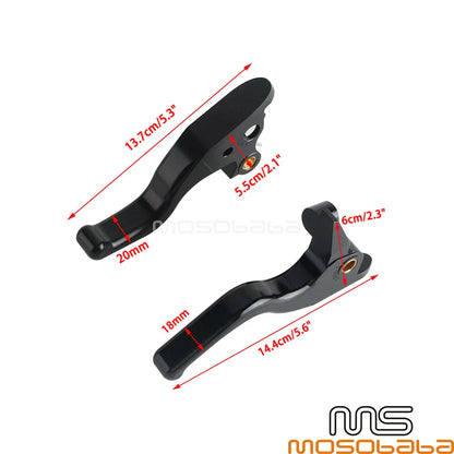 Red Hand Brake Clutch Levers for Harley Tri-Glide CVO/SE FLHTCUTG (2009-2023)
