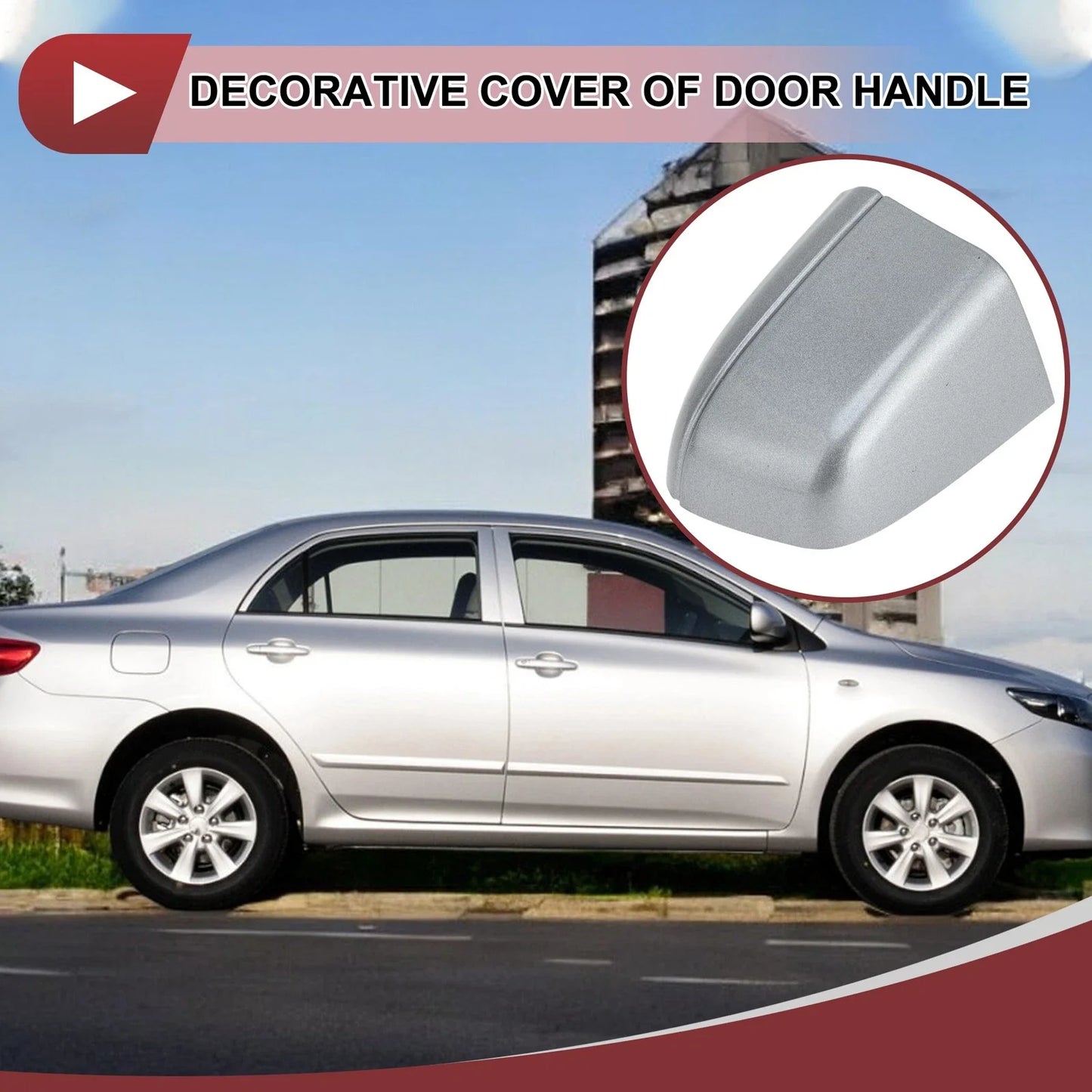 Rear Right Exterior Door Handle for Honda Accord MK10 (2018-2020) Silver ABS
