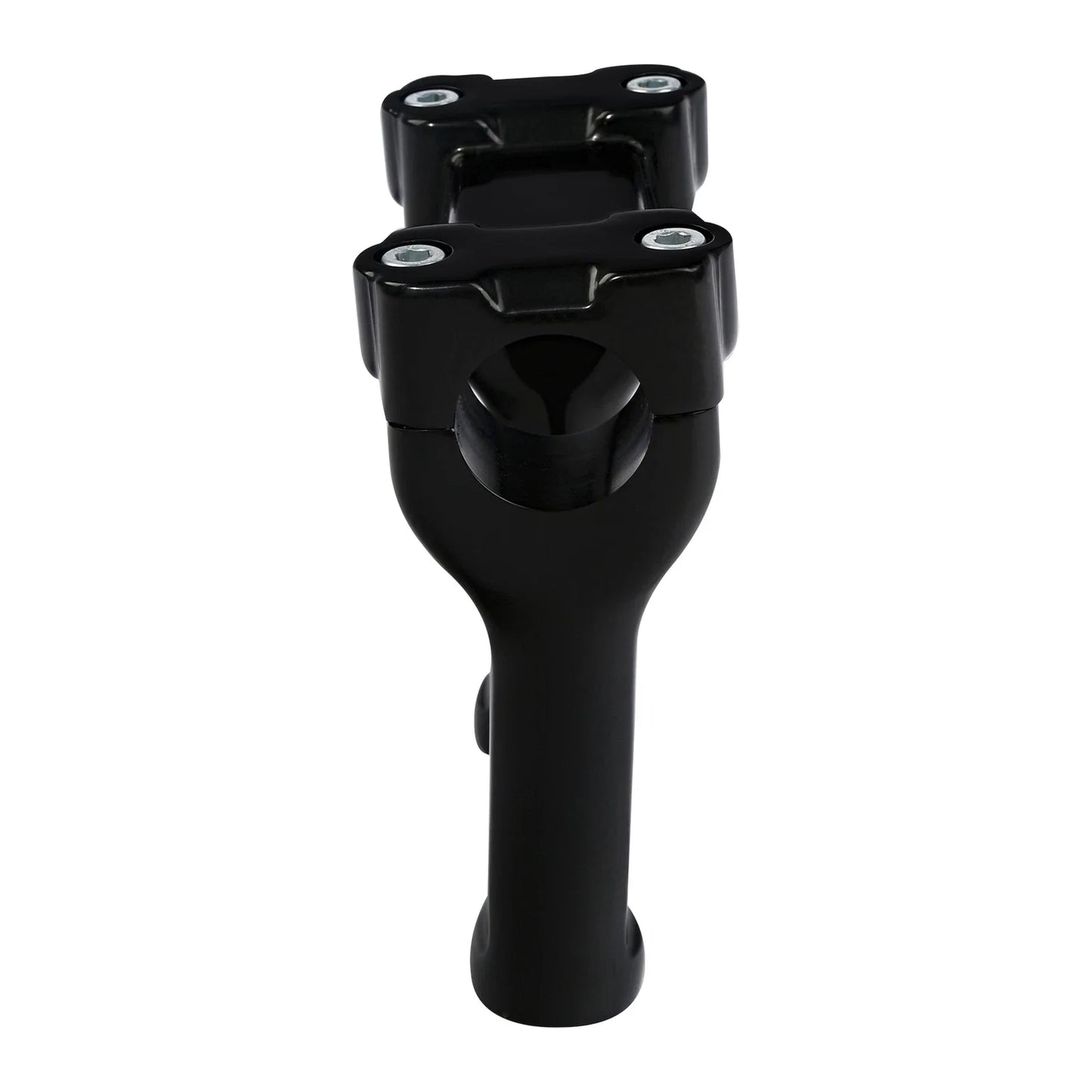 4" Black Handlebar Risers for Harley Dyna Softail Fatboy