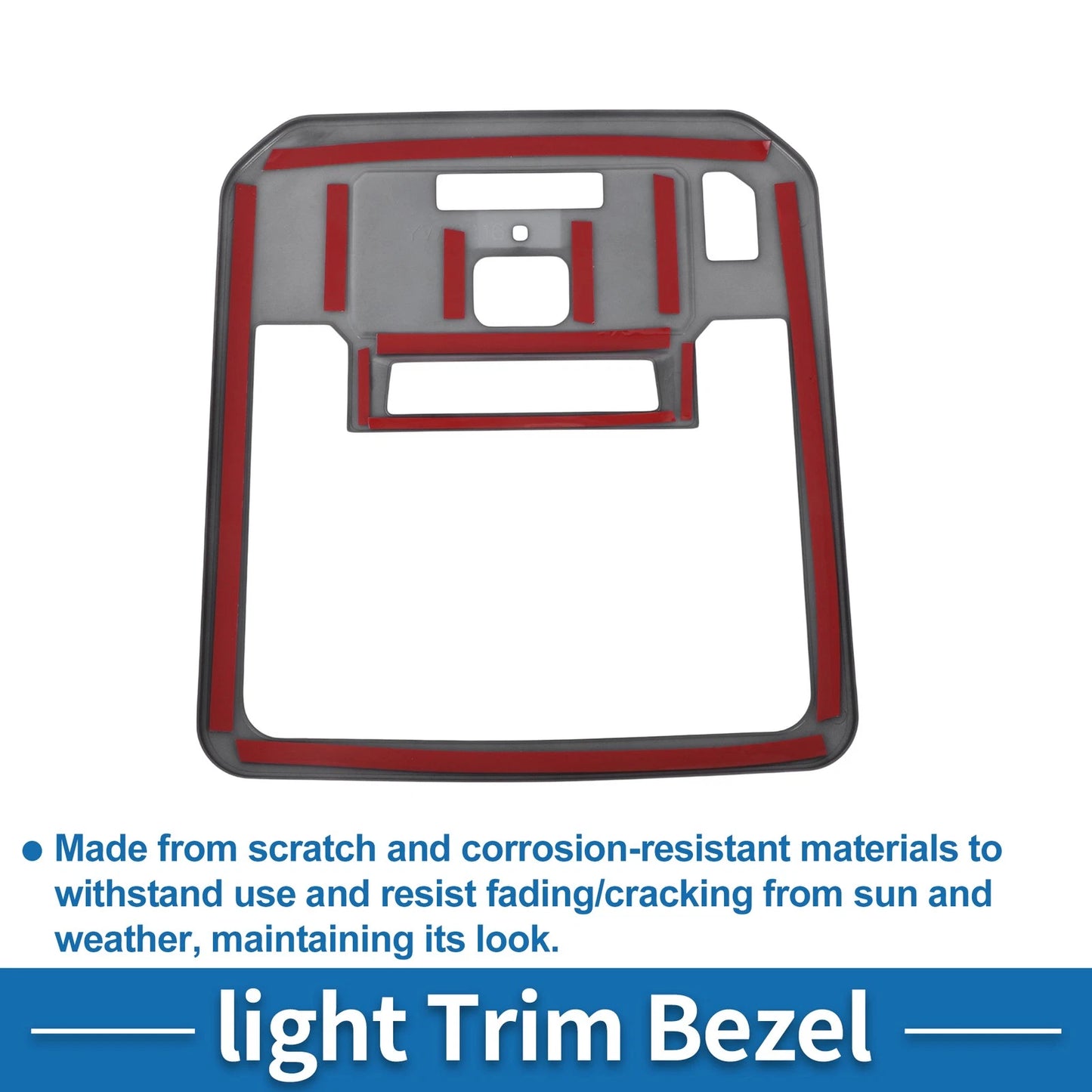 Front Row Headlight Trim Bezel for Toyota Tundra (2022–2023) Matte Black