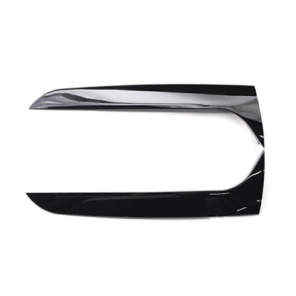 Carbon Fiber Console AC/CD Panel Frame Cover Trim for Audi A4 A5 (2010–2016)