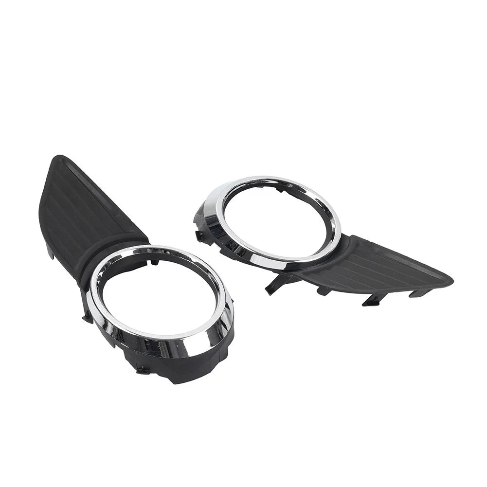 Front Fog Light Bezel Cover  Black/Chrome for Toyota Sienna (2011-2017)