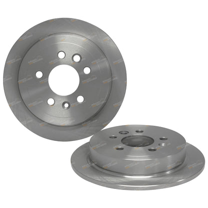 2 Rear Disc Brake Rotors for Ford Falcon AU (1998–2000)