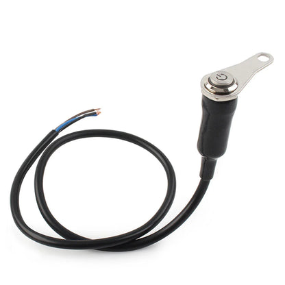 Green Push Button ON/OFF Switch for Motorcycle Handlebar Headlight Fog Light