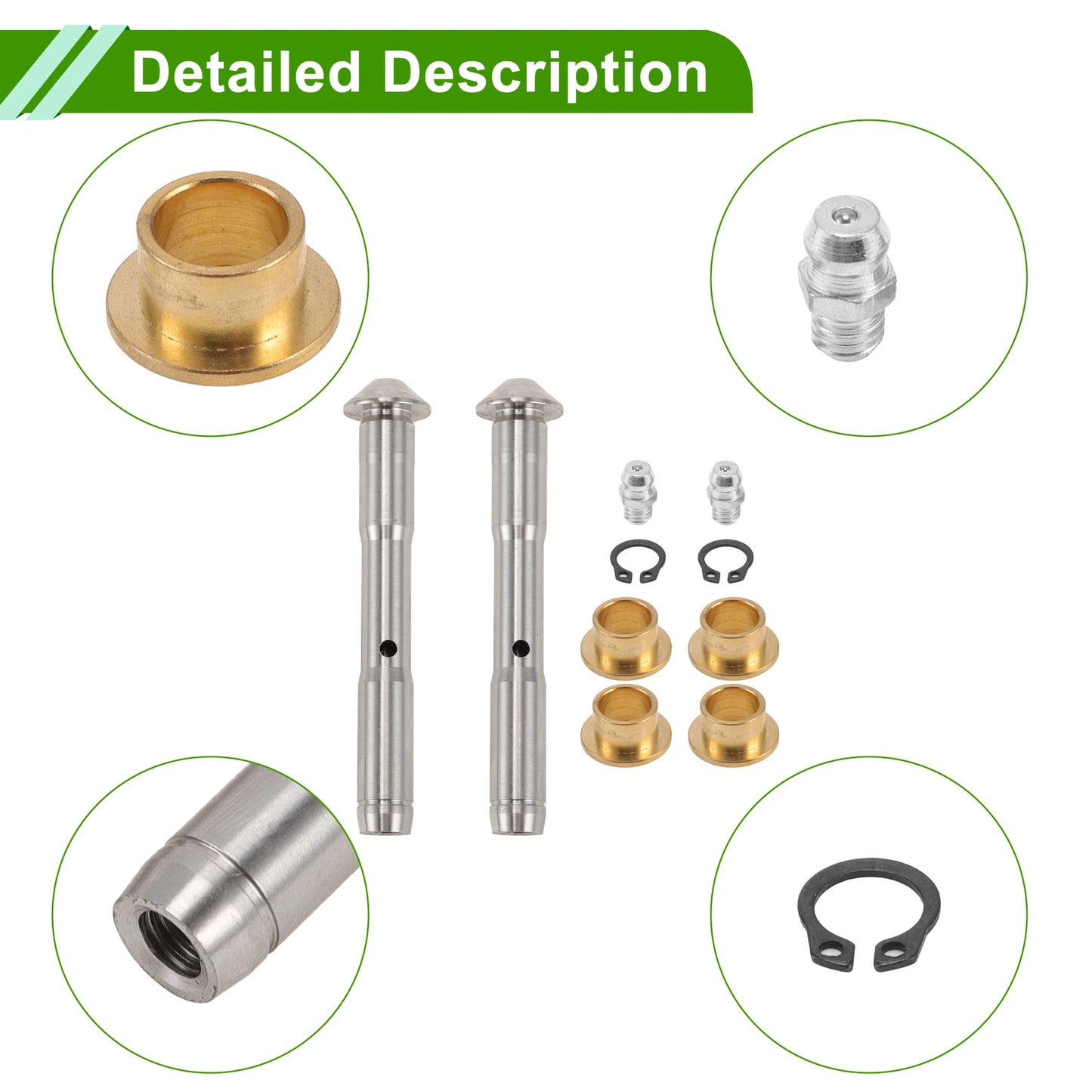 Door Hinge Pin & Bushing Kit for Chevrolet Express (2003–2023) Set of 1